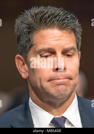 David L. Bowdich, Acting Deputy Director of the Federal Bureau of Investigation (FBI), testifies before the United States Senate Committee on the Judiciary during 'an oversight hearing to examine the Parkland shooting and legislative proposals to improve school safety' on Capitol Hill in Washington, DC on Wednesday, March 14, 2018. Credit: Ron Sachs / CNP     - NO WIRE SERVICE · Photo: Ron Sachs/Consolidated/dpa Stock Photo