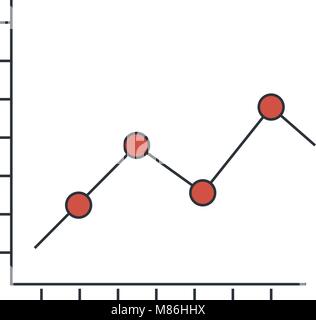 cartesian plane with statistics graphic Stock Vector Image & Art - Alamy