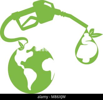 Gas Leak Green Solution Stock Vector