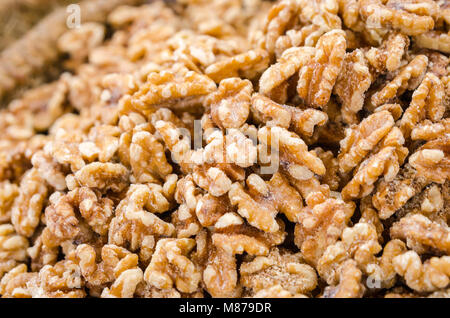 Close-up of shelled walnuts at farmers market Stock Photo