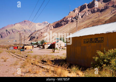 National Park of Aconcagua Stock Photo