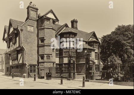 Eastgate house on Rochester high street, a beautiful imposing building built in 1590 Stock Photo