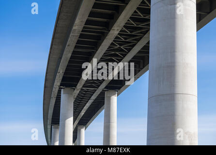 Isle of Sheppy roadbridge, Kent uk Stock Photo