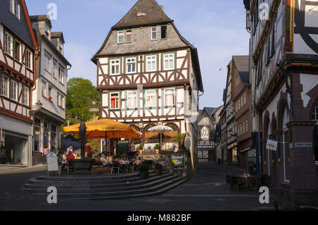 Der Eisenmarkt in der Altstadt, Wetzlar, Hessen, Deutschland, Europa Stock Photo