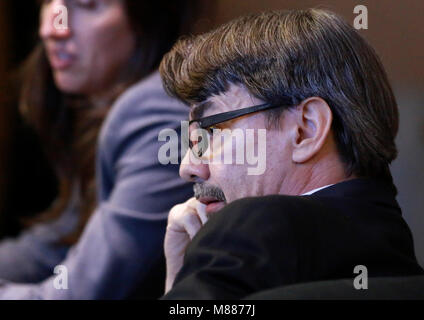 Florida, USA. 15th Mar, 2018. Gary Kitchings in the courtroom of Judge Krista Marx Thursday, March 15, 2018. Credit: Bruce R. Bennett/The Palm Beach Post/ZUMA Wire/Alamy Live News Stock Photo