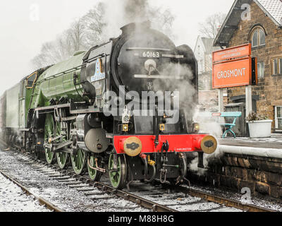 LNER Peppercorn Class A1 60163 Tornado steam locomotive in