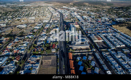 Vistas aéreas de la Ciudad de Hermosillo Sonora, Mexico el 2MAR2018  (Foto: SaulColoradoNortePhoto.com).   pclaves: Drone, aérea, sky Stock Photo