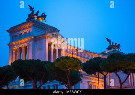 Altare Della Patria, monument to Vittorio Emanuele II, Rome, Italy Stock Photo