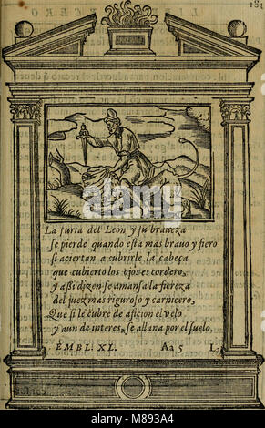 Emblemas morales de don Ivan de Horozco y Couarruuias.. (1589) (14565260419) Stock Photo