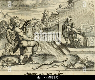 Emblemata amatoria = Afbeeldinghen van minne = Emblemes d'amour (1618) (14561445958) Stock Photo