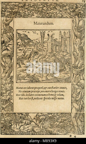 Emblemata Andreae Alciati, iurisconsulti clarissimi (1548) (14559433987) Stock Photo