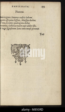 Emblemata cvm aliqvot nvmmis antiqvi operis (1564) (14562331510) Stock Photo