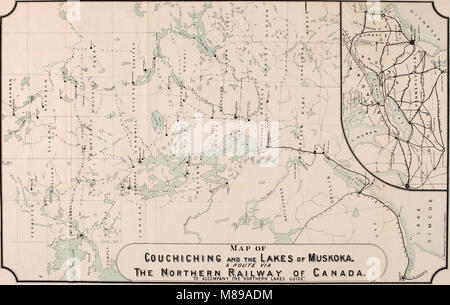 Excursion season, 1878, Northern Railway of Canada and great rail and lake connections (1878) (14776160574) Stock Photo