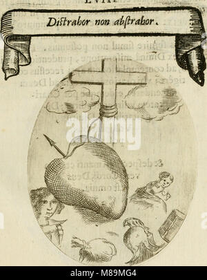 Francisci Ponae Cardiomorphoseos, siue, Ex corde desumpta emblemata sacra (1645) (14745209901) Stock Photo