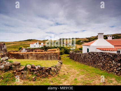 Traditional Architecture, Santa Maria Island, Azores, Portugal Stock Photo