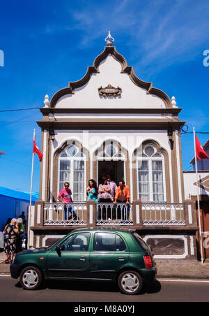 Imperio do Espirito Santo, Lajes, Terceira Island, Azores, Portugal Stock Photo