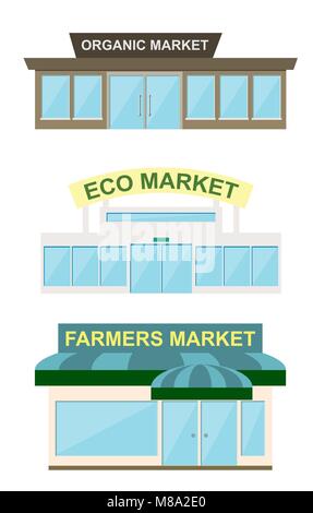 Storefront, vector illustration. Stock Vector