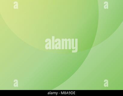 Abstract simple circles overlay green color minimal modern elegant background. Spring summer. Vector graphic illustration Stock Vector