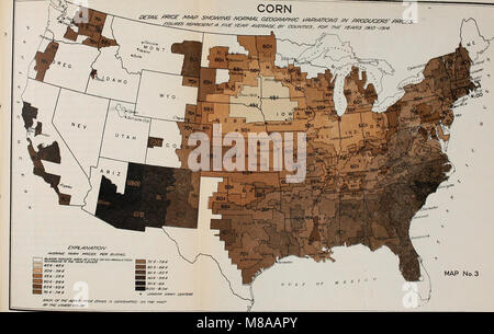 Geographical phases of farm prices - corn (1918) (14781726501) Stock Photo
