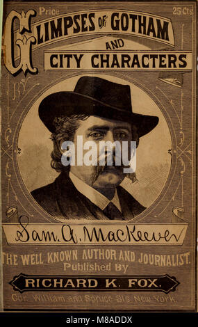 Glimpses of Gotham and city characters. (1880) (14596521889) Stock Photo