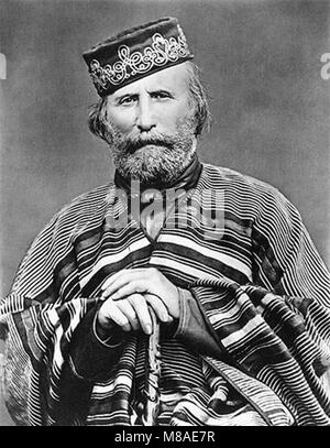 Giuseppe Garibaldi (1807-1882). Portrait of the Italian general and politician, 1866. Stock Photo