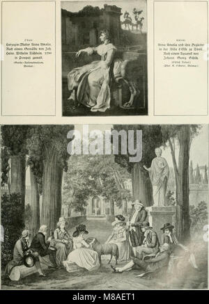 Goethe und sein Kreis; erläutert und dargestellt in 651 Abbildungen, mit einer Einführung in das Verständnis von Goethes Persönlichkeit (1922) (14776645122) Stock Photo