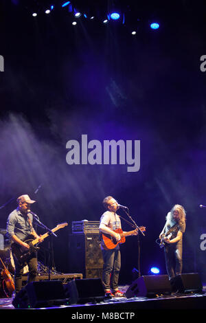 Guitar band Turin Brakes play at the London Palladium as part of their 'Invisible Storm' tour. Stock Photo