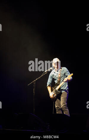 Guitar band Turin Brakes play at the London Palladium as part of their 'Invisible Storm' tour. Stock Photo