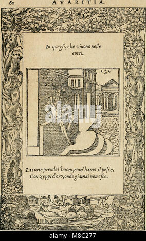 Diverse imprese accommodate a diuerse moralità - con versi che i loro significati dichiarano - tratte da gli emblemi dell'Alciato (1549) (14750652035) Stock Photo