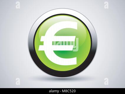 design vector of coin icon with symbol inside Stock Vector