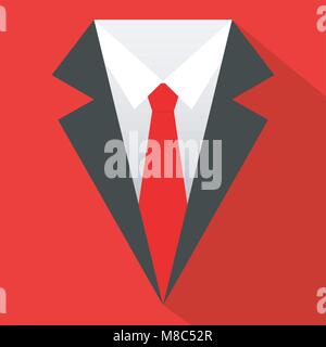 design vector of businessman clothes Stock Vector