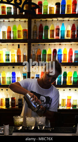 Brettos bar is one of the oldest in Athens, Greece. Stock Photo