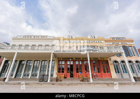 Sacramento, FEB 22: Afternoon view of the famous Old Sacramento Historic District on FEB 22, 2018 at Sacramento, California Stock Photo