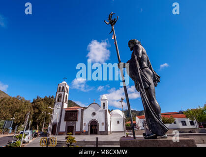 Church in Santiago del Teide, Tenerife Island, Canary Islands, Spain Stock Photo