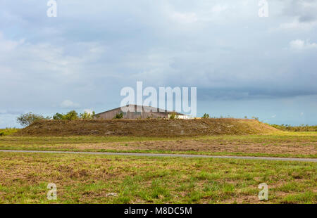 Everglades, Florida - Feb 27, 2018: A view of a rocket hangar at Nike Missile Site HM-69 inside Everglades National Park, Florida. Stock Photo