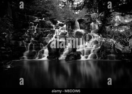 Cascade Waterfalls at Virginia Waters Windsor Great Park Stock Photo