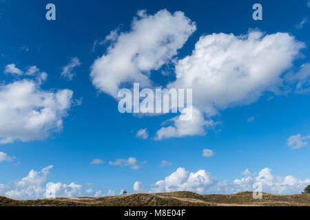 The sky over the North Sea island of Mandæ or Mandoe, Ribe, Jutland, Denmark, Scandinavia Stock Photo
