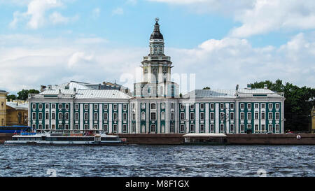 Russia, St. Petersburg - June 16, 2012: Museum of anthropology and Ethnography named after Peter the Great – Kunstkamera. Stock Photo