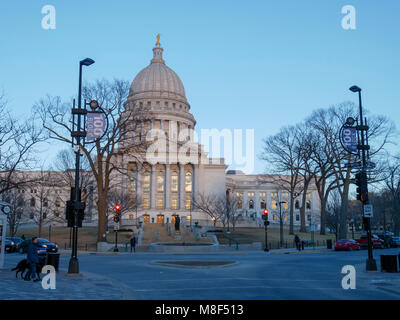 Wisconsin State Capitol building. Madison, Wisconsin. Stock Photo