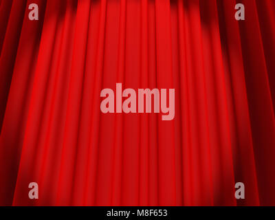 red curtain Stock Photo