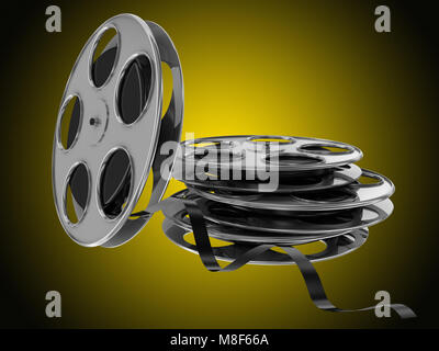 movie reel Stock Photo