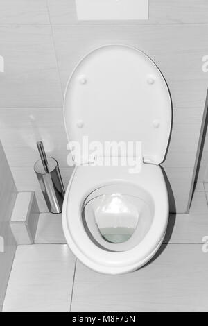 Toilet in the bathroom. Stock Photo
