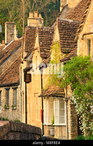 Castle Combe Chippenham Wiltshire England Stock Photo