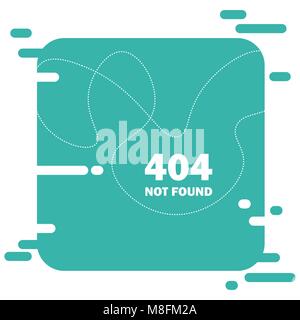 Error 404 page layout vector design. Website 404 page creative concept. 404 web page error creative design. Modern 404 page not found concept Stock Vector