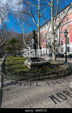 Liberty Avenue, Lisbon, Portugal Stock Photo
