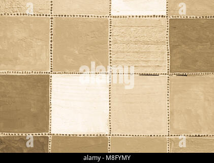 Hand painted wood square background Stock Photo