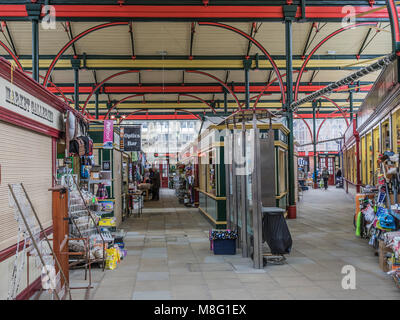 Stockport Market Hall, Stockport Town Centre Shopping area Stock Photo
