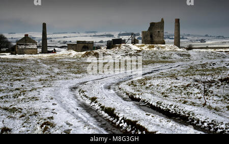 Magpie Mine in Winter, Monyash, England (4) Stock Photo