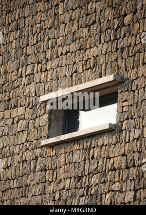 Fuyang Cultural Complex designed by architect Wang Shu (amateur architecture studio) in Hangzhou, China Stock Photo