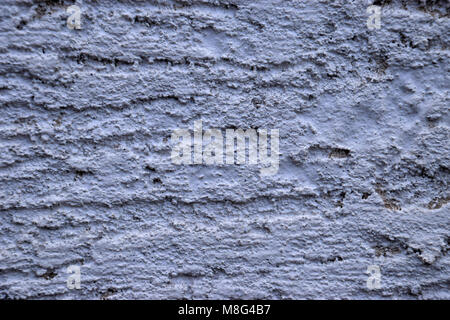 Plaster Old and dirty Wall white colored, macro shot Stock Photo
